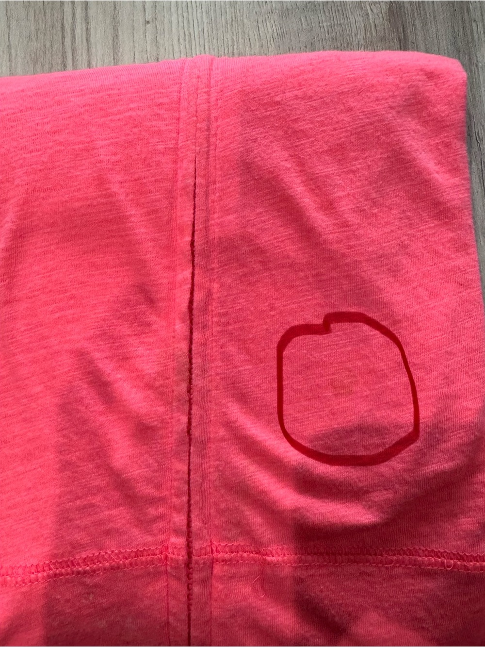 Old Navy Lightweight Coral Zip up Hoodie with White Drawstrings and Pockets - Picture 6 of 9